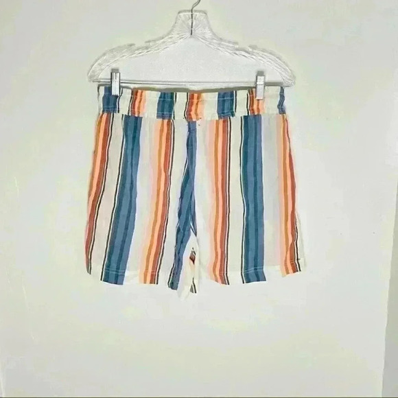 NWT XiRENA Cooper Shorts in Cove Elastic Drawstring Waist Cotton Stripes - Picture 3 of 6